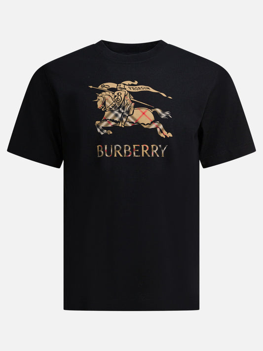 T-shirt girocollo Graphics  Nero - Burberry Uomo | PLP | VIETTI Online Store 
