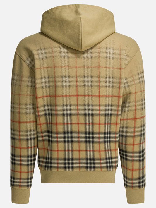 Felpe con zip Check  Beige - Burberry Uomo | PDP | VIETTI Online Store | 2
