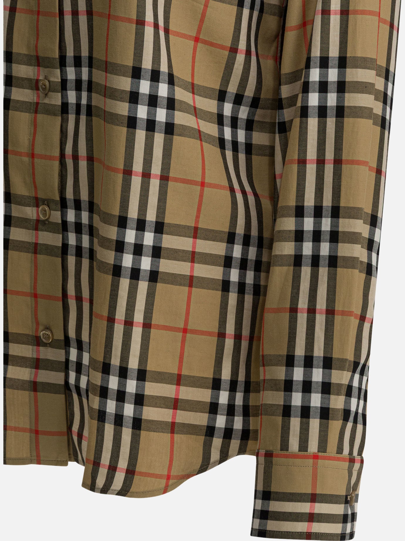 Camicie casual Check  Beige - Burberry Donna | PDP | VIETTI Online Store | Zoom-Modal_4
