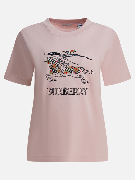 T-shirt girocollo Logo  Rosa - Burberry Donna | PLP | VIETTI Online Store 
