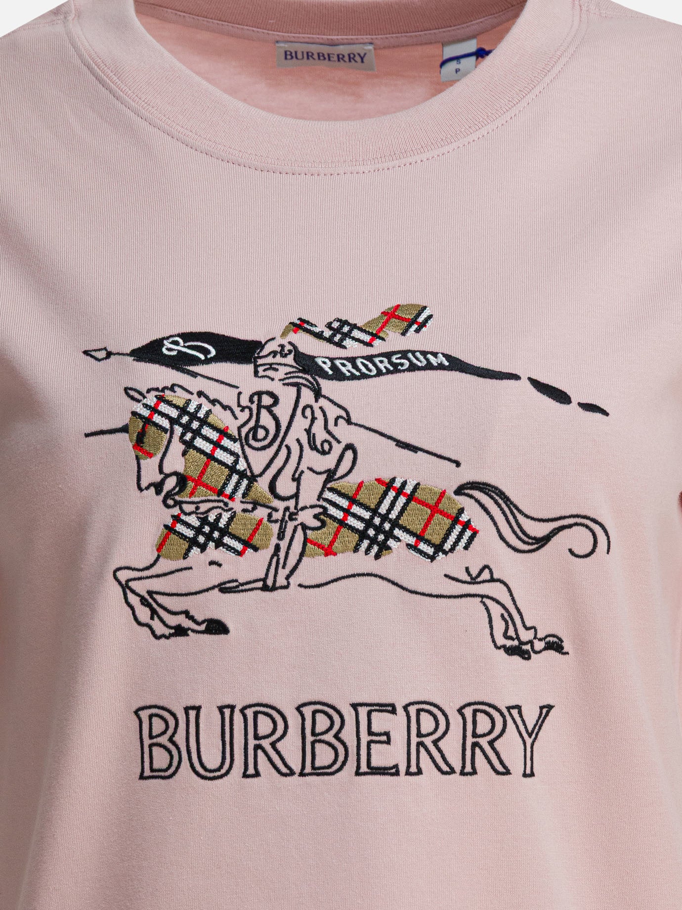 Crewneck t-shirts Logo  Pink - Burberry Women | PDP | VIETTI Online Store | thumbnail_3