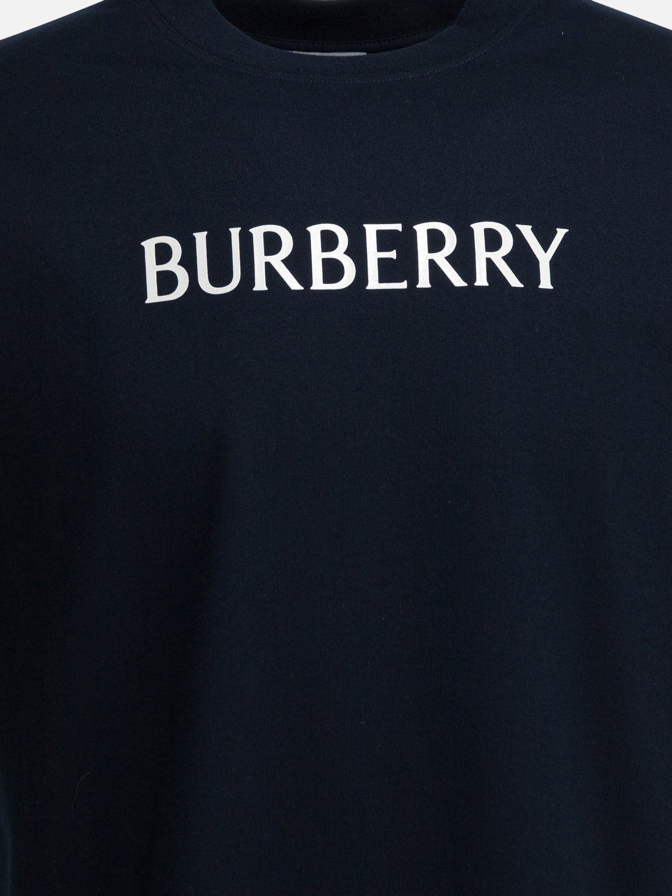 Crewneck t-shirts Logo  Blue - Burberry Men | PDP | VIETTI Online Store | thumbnail_3