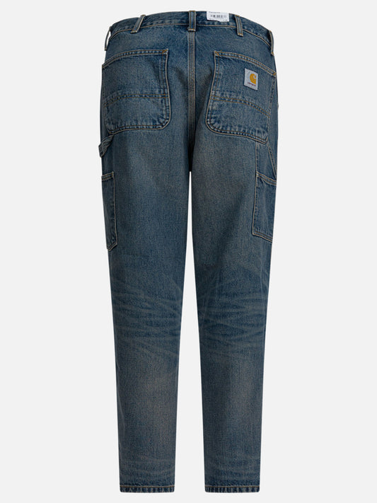 Jeans a gamba larga Solid colour  Blu - Carhartt WIP Uomo | PLP | VIETTI Online Store | 2
