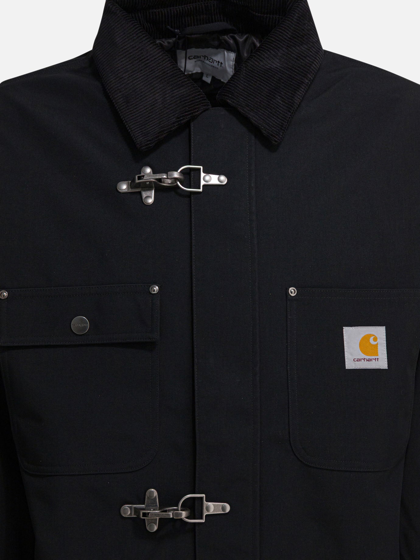 Impermeabili & Trench Logo  Nero - Carhartt WIP Uomo | PDP | VIETTI Online Store | Zoom-Modal_3
