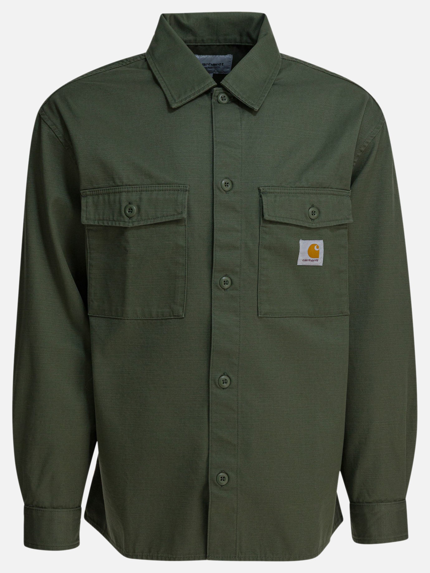 Giacche overshirt Logo  Verde - Carhartt WIP Uomo | PDP | VIETTI Online Store | Zoom-Modal
