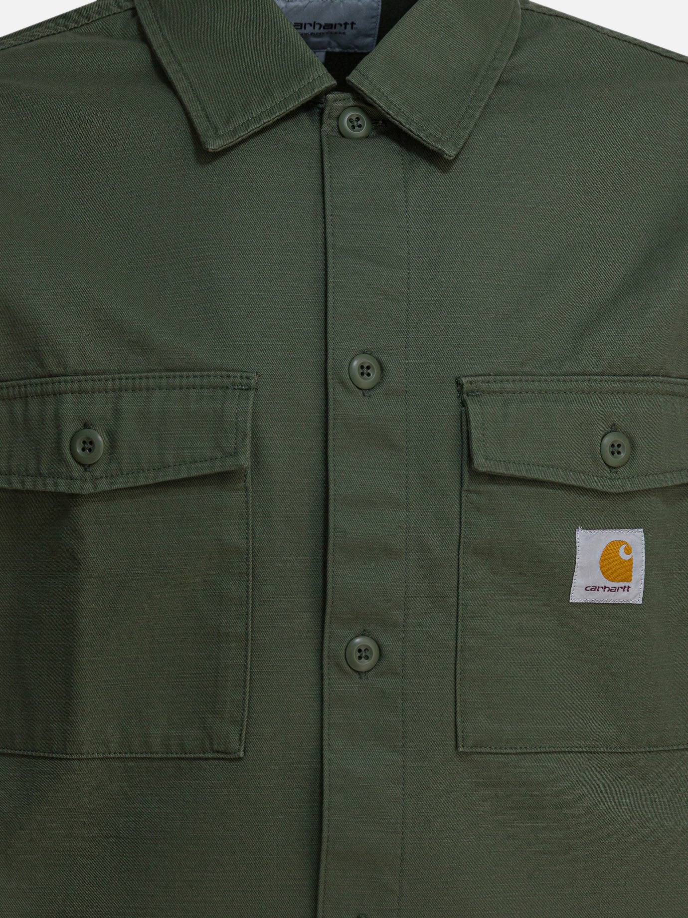 Giacche overshirt Logo  Verde - Carhartt WIP Uomo | PDP | VIETTI Online Store | thumbnail_3