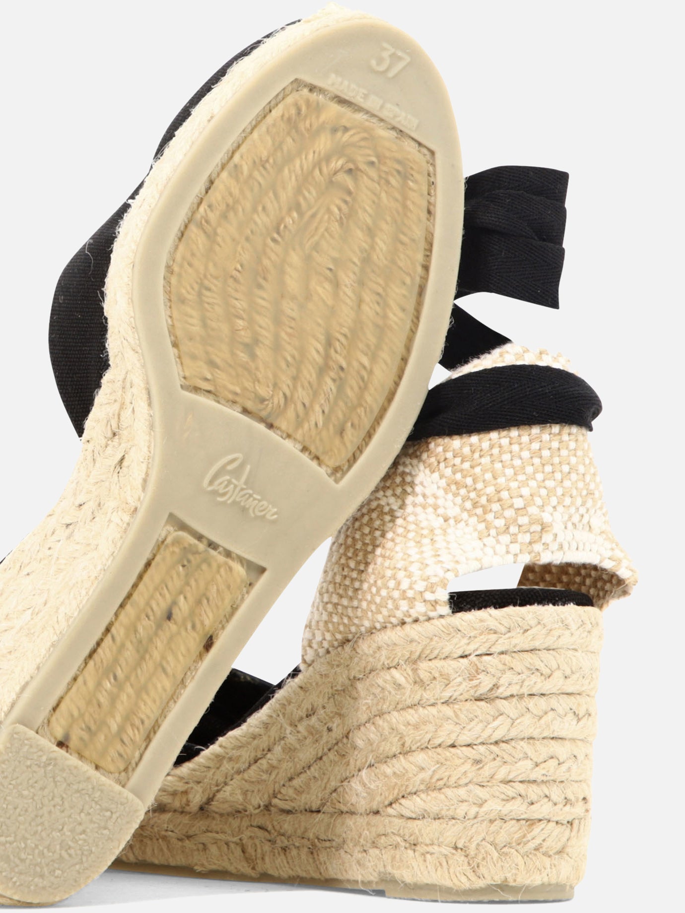 Espadrilles alte 100% organic cotton - 100% rubber  Nero - Castañer Donna | PDP | VIETTI Online Store | Zoom-Modal_5
