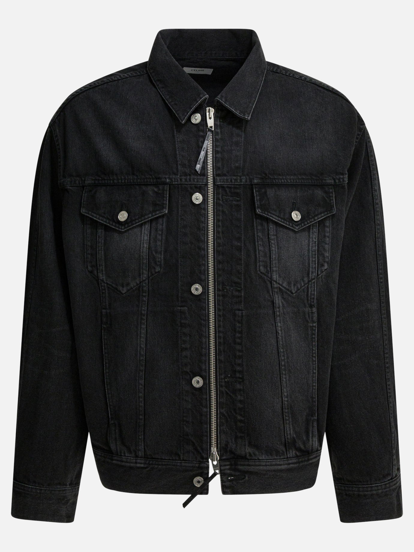 Denim jackets 100% cotton  Black - Celine Men | PDP | VIETTI Online Store | thumbnail