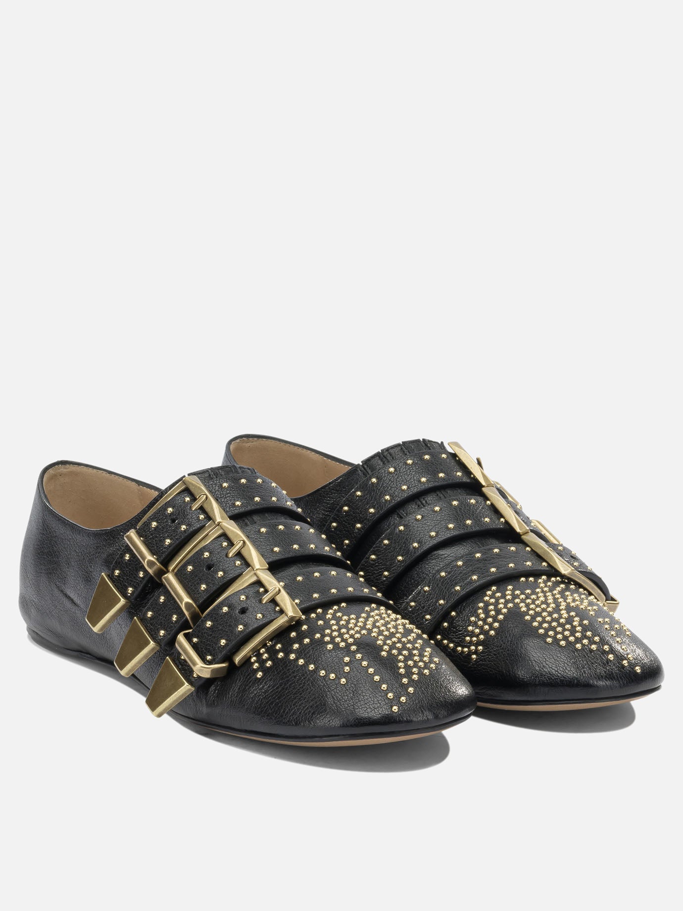 Sneaker basse 100% lamb leather - 100% buffalo leather  Nero - Chloé Donna | PDP | VIETTI Online Store | Zoom-Modal_2
