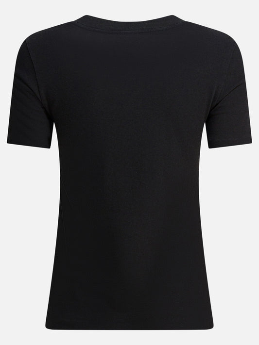 T-shirt girocollo Logo  Nero - Chloé Donna | PLP | VIETTI Online Store | 2

