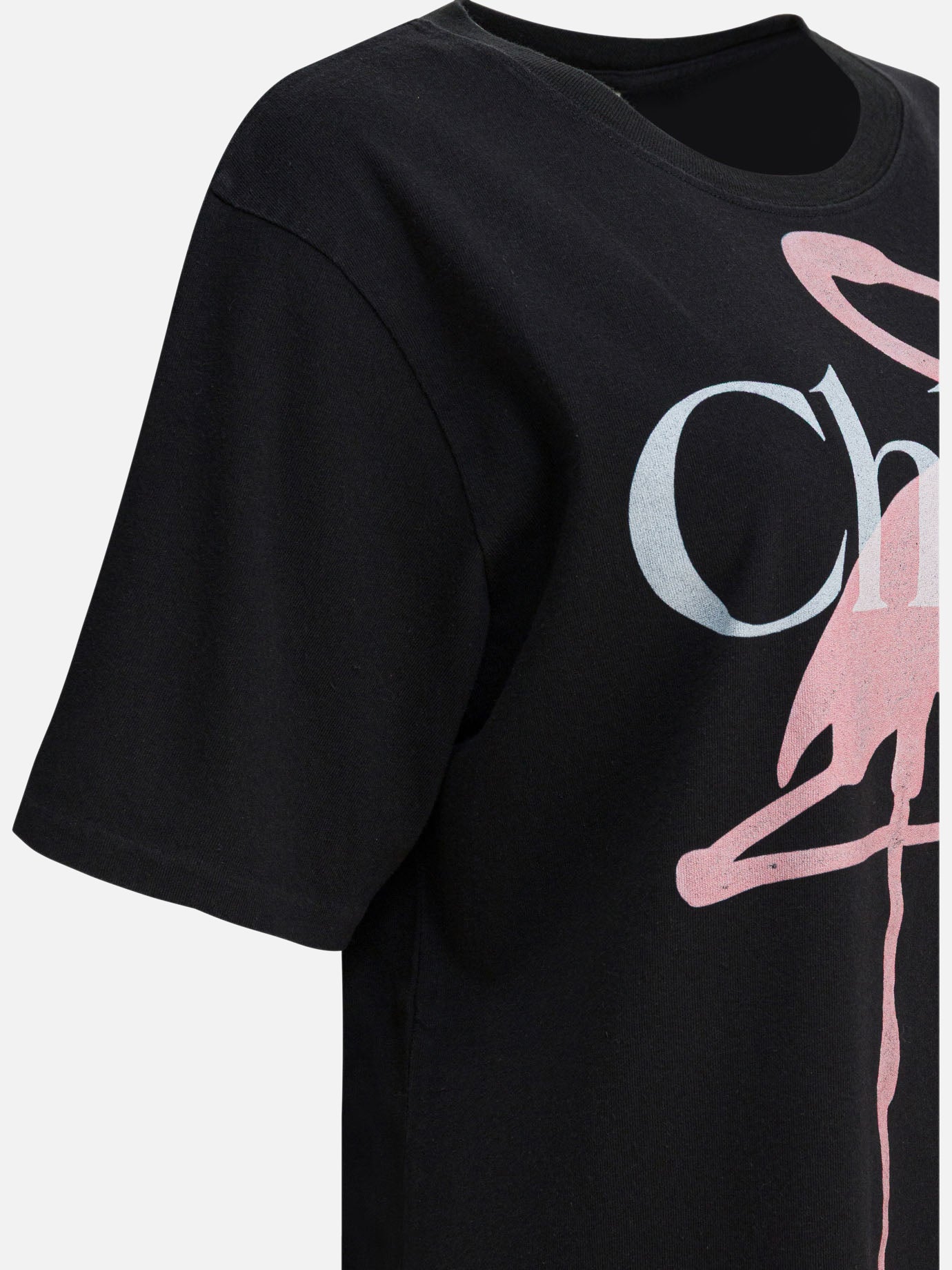 T-shirt girocollo Logo  Nero - Chloé Donna | PDP | VIETTI Online Store | thumbnail_4