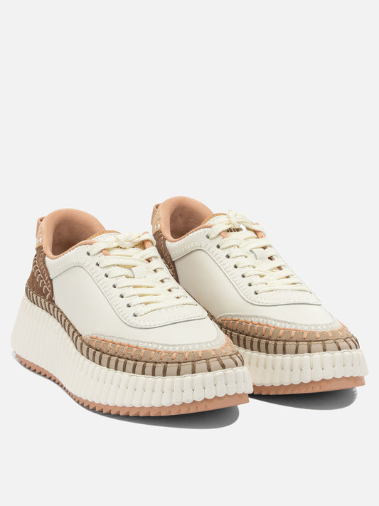 Sneaker basse 95% polyester 5% elastane - 100% ethylene vinyl acetate  Beige - Chloé Donna | PLP | VIETTI Online Store | 2
