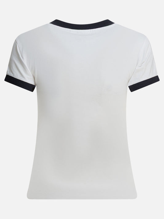 T-shirt girocollo Logo  Bianco - Ganni Donna | PLP | VIETTI Online Store | 2
