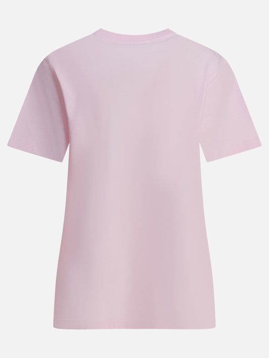 T-shirt girocollo Logo  Rosa - Ganni Donna | PLP | VIETTI Online Store | 2

