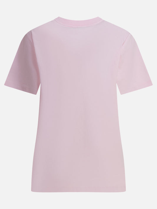 T-shirt girocollo Logo  Rosa - Ganni Donna | PLP | VIETTI Online Store | 2
