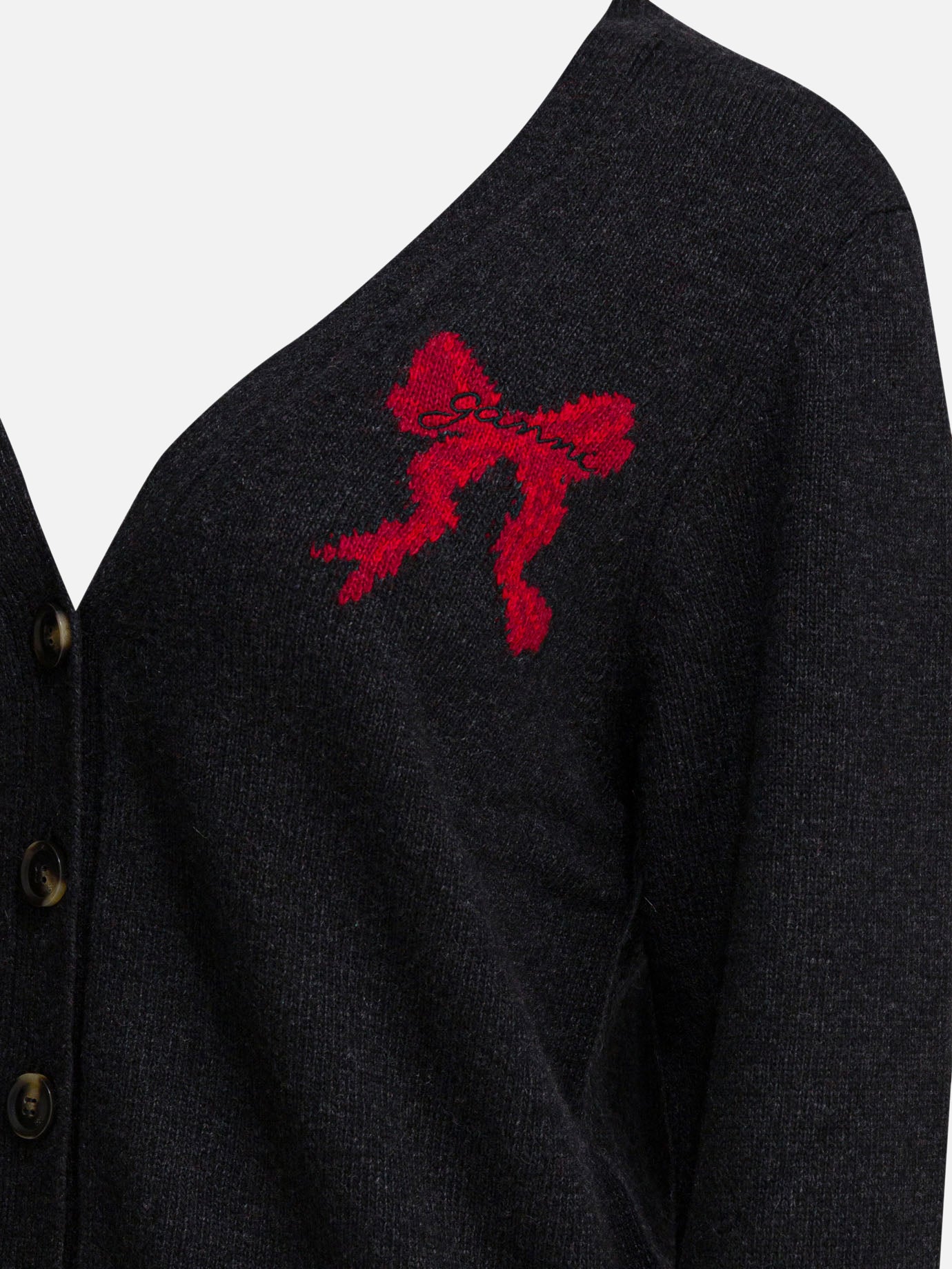 Cardigans Graphics  Black - Ganni Women | PDP | VIETTI Online Store | Zoom-Modal_3
