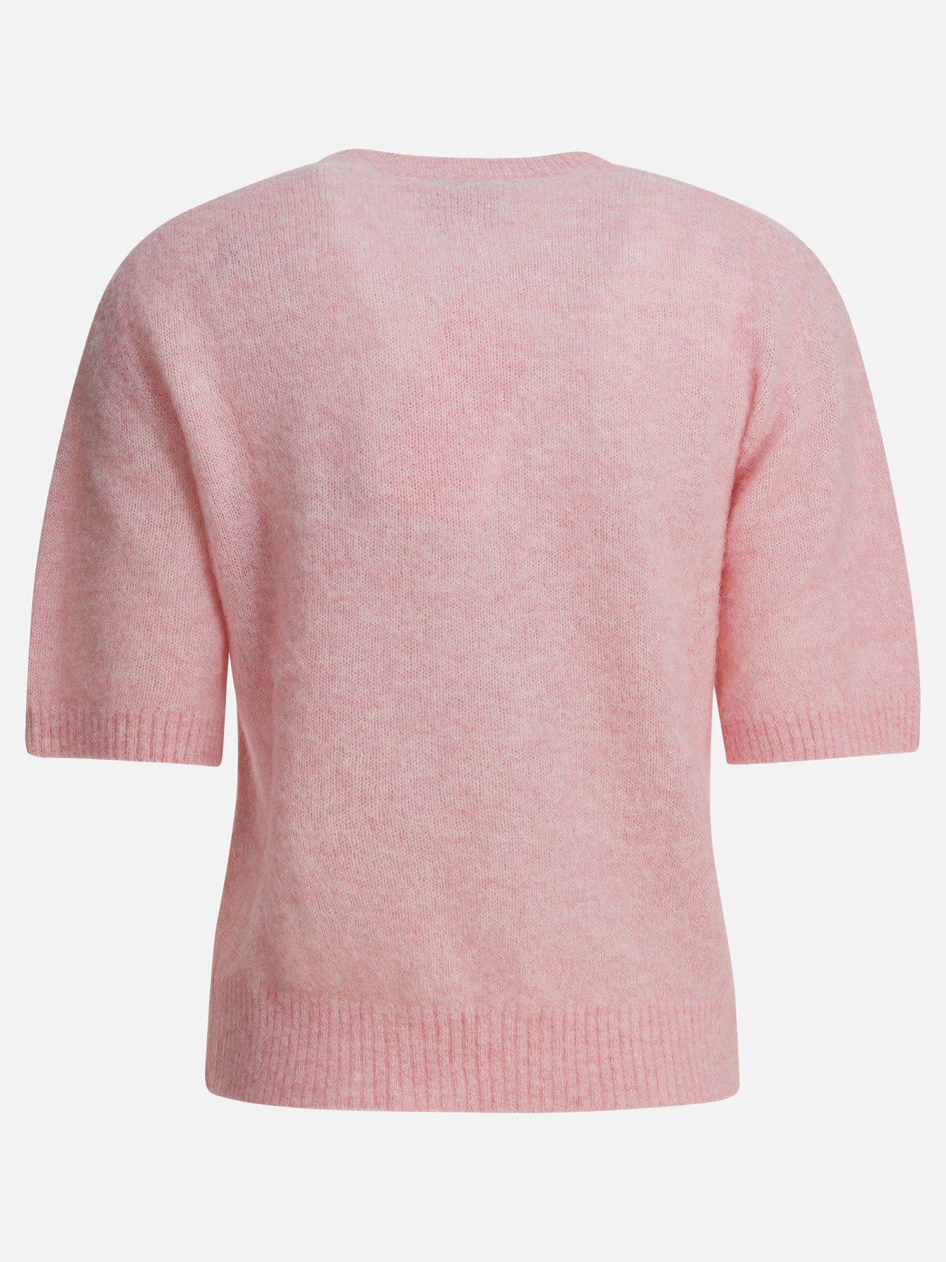 Crewneck sweaters Logo  Pink - Ganni Women | PDP | VIETTI Online Store | thumbnail_2