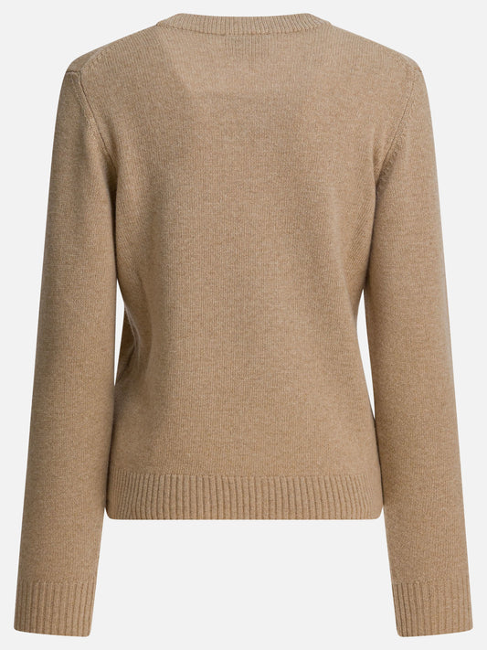 Maglioni girocollo Logo  Beige - Ganni Donna | PLP | VIETTI Online Store | 2

