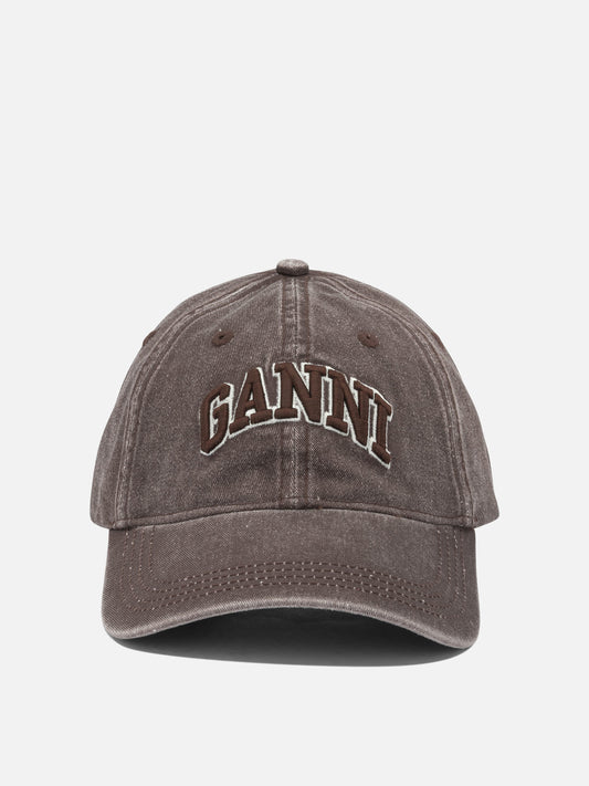 Cappelli da baseball 100% organic cotton  Marrone - Ganni Donna | PLP | VIETTI Online Store 
