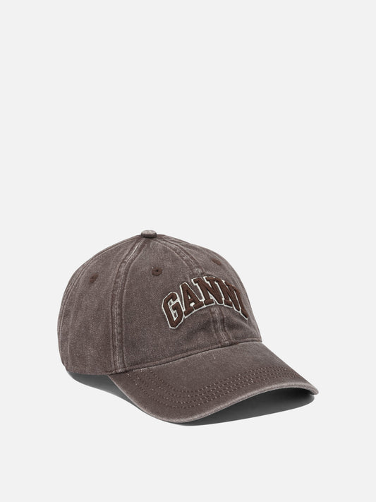 Cappelli da baseball 100% organic cotton  Marrone - Ganni Donna | PLP | VIETTI Online Store | 2
