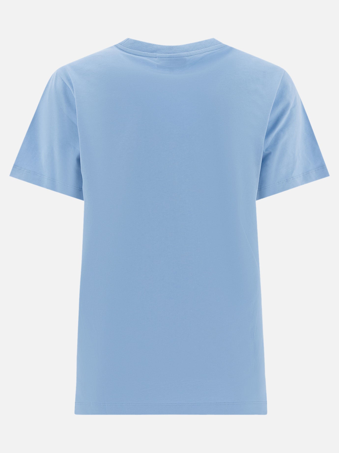 Crewneck t-shirts Logo  Light blue - Ganni Women | PDP | VIETTI Online Store | Zoom-Modal_2
