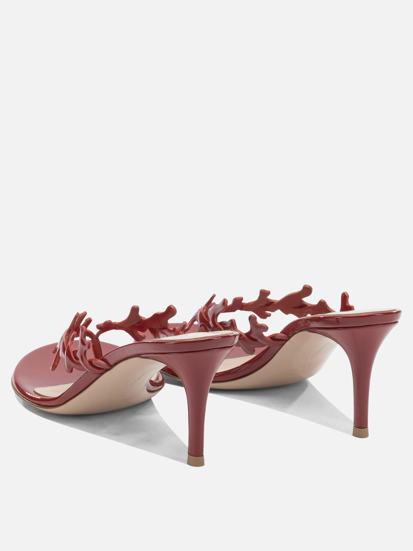 Mule 100% leather - 100% leather  Rosso - Gianvito Rossi Donna | PDP | VIETTI Online Store | Zoom-Modal_4

