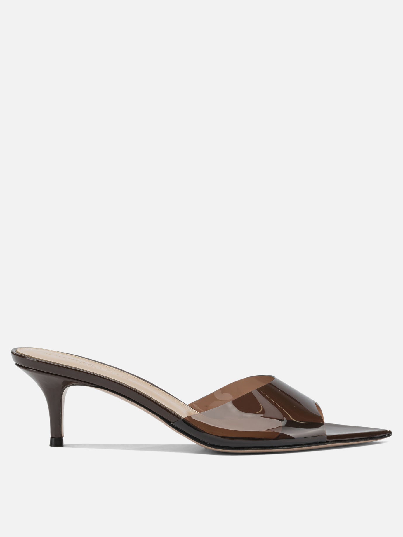 Mule 100% thermoplastic polyurethane - 100% leather  Marrone - Gianvito Rossi Donna | PDP | VIETTI Online Store | Zoom-Modal
