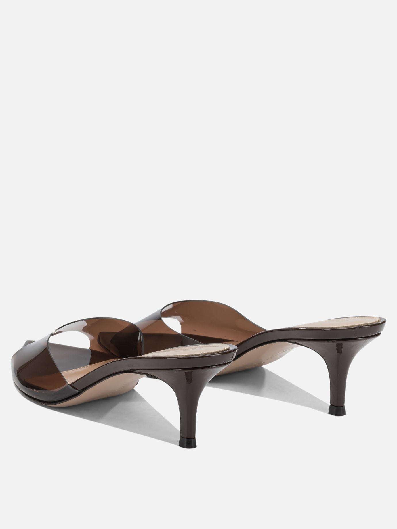 Mule 100% thermoplastic polyurethane - 100% leather  Marrone - Gianvito Rossi Donna | PDP | VIETTI Online Store | thumbnail_4