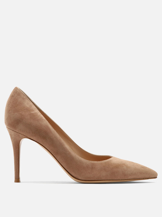Décolleté 100% patent leather - 100% leather  Beige - Gianvito Rossi Donna | PLP | VIETTI Online Store 
