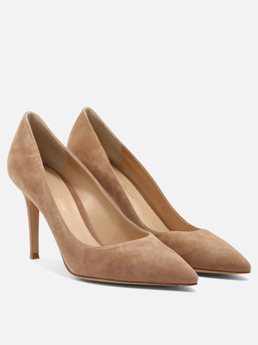 Décolleté 100% patent leather - 100% leather  Beige - Gianvito Rossi Donna | PLP | VIETTI Online Store | 2
