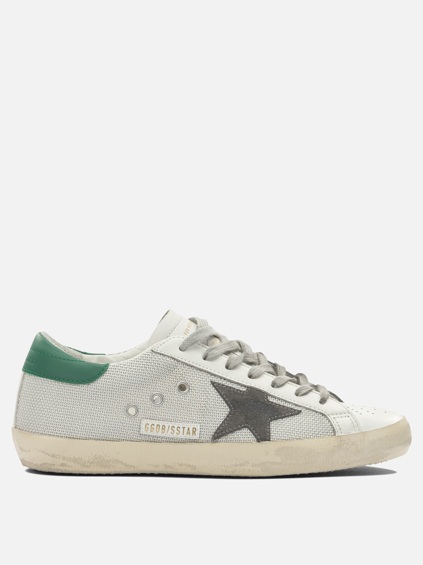 Sneaker basse 50% cow leather 50% polyester - 100% rubber  Argento - Golden Goose Uomo | PDP | VIETTI Online Store | thumbnail
