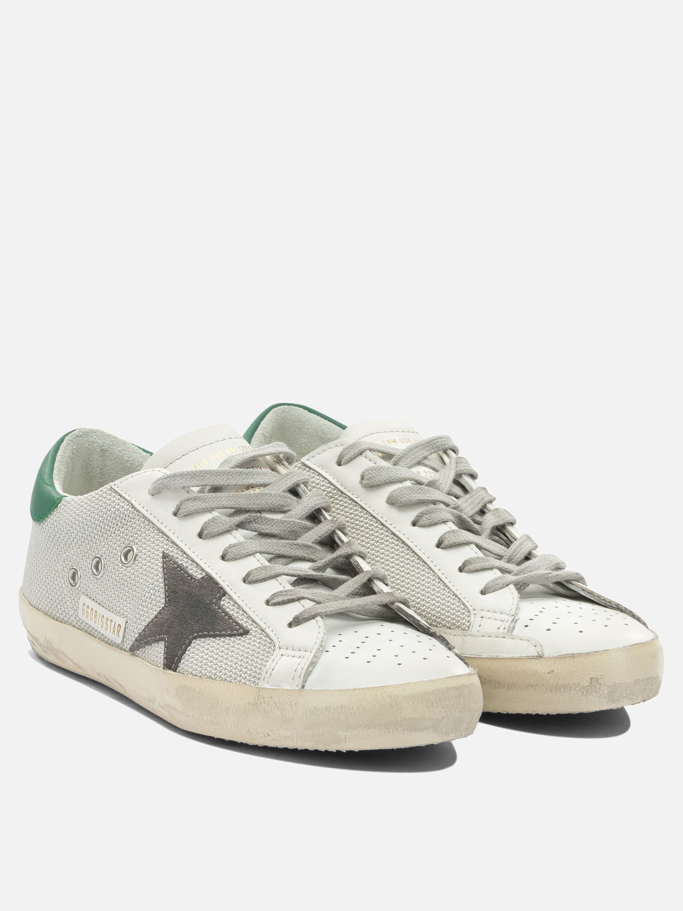 Sneaker basse 50% cow leather 50% polyester - 100% rubber  Argento - Golden Goose Uomo | PDP | VIETTI Online Store | Zoom-Modal_2
