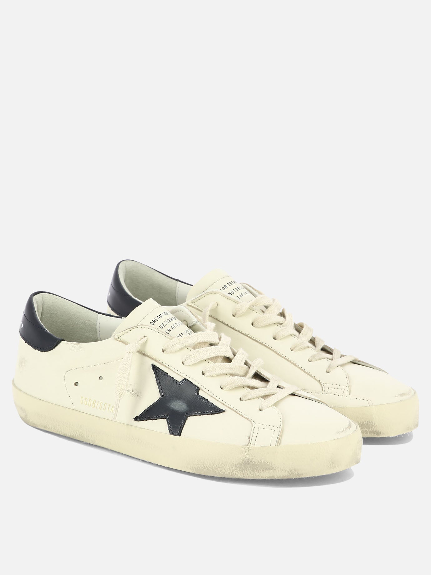 Sneaker basse 93% ovine leather 7% cow leather - 100% rubber  Beige - Golden Goose Uomo | PDP | VIETTI Online Store | Zoom-Modal_2
