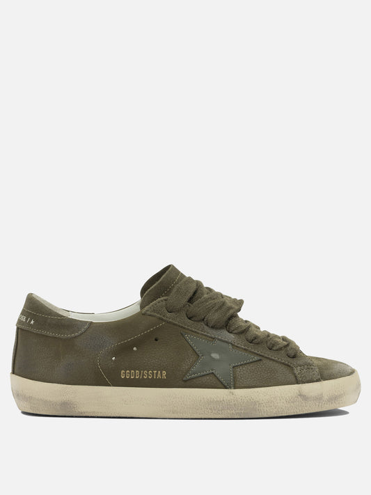 Sneaker basse 100% calf leather - 100% rubber  Verde - Golden Goose Uomo | VIETTI Online Store 
