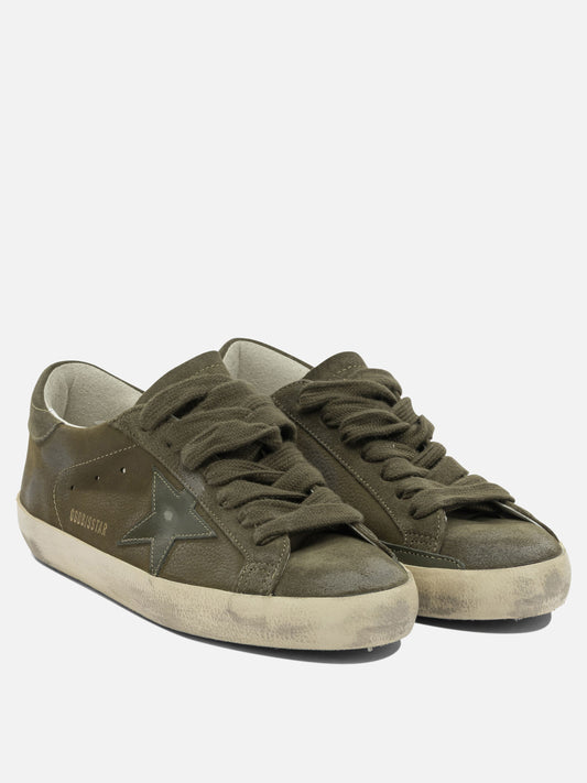 Sneaker basse 100% calf leather - 100% rubber  Verde - Golden Goose Uomo | VIETTI Online Store | 2
