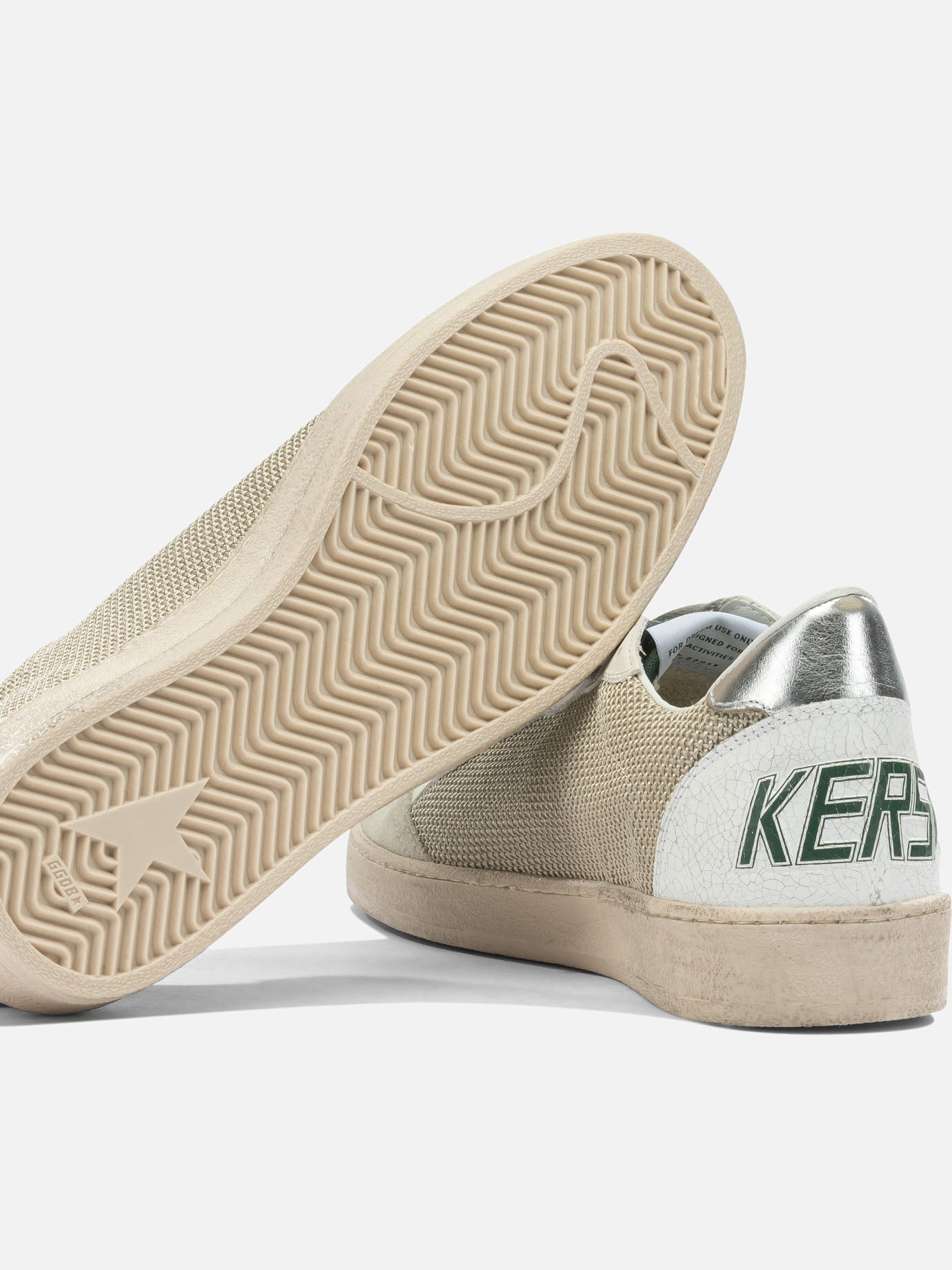 Sneaker basse 50% polyester 42% cow leather 8% polyamide - 100% rubber  Bianco - Golden Goose Uomo | PDP | VIETTI Online Store | thumbnail_5