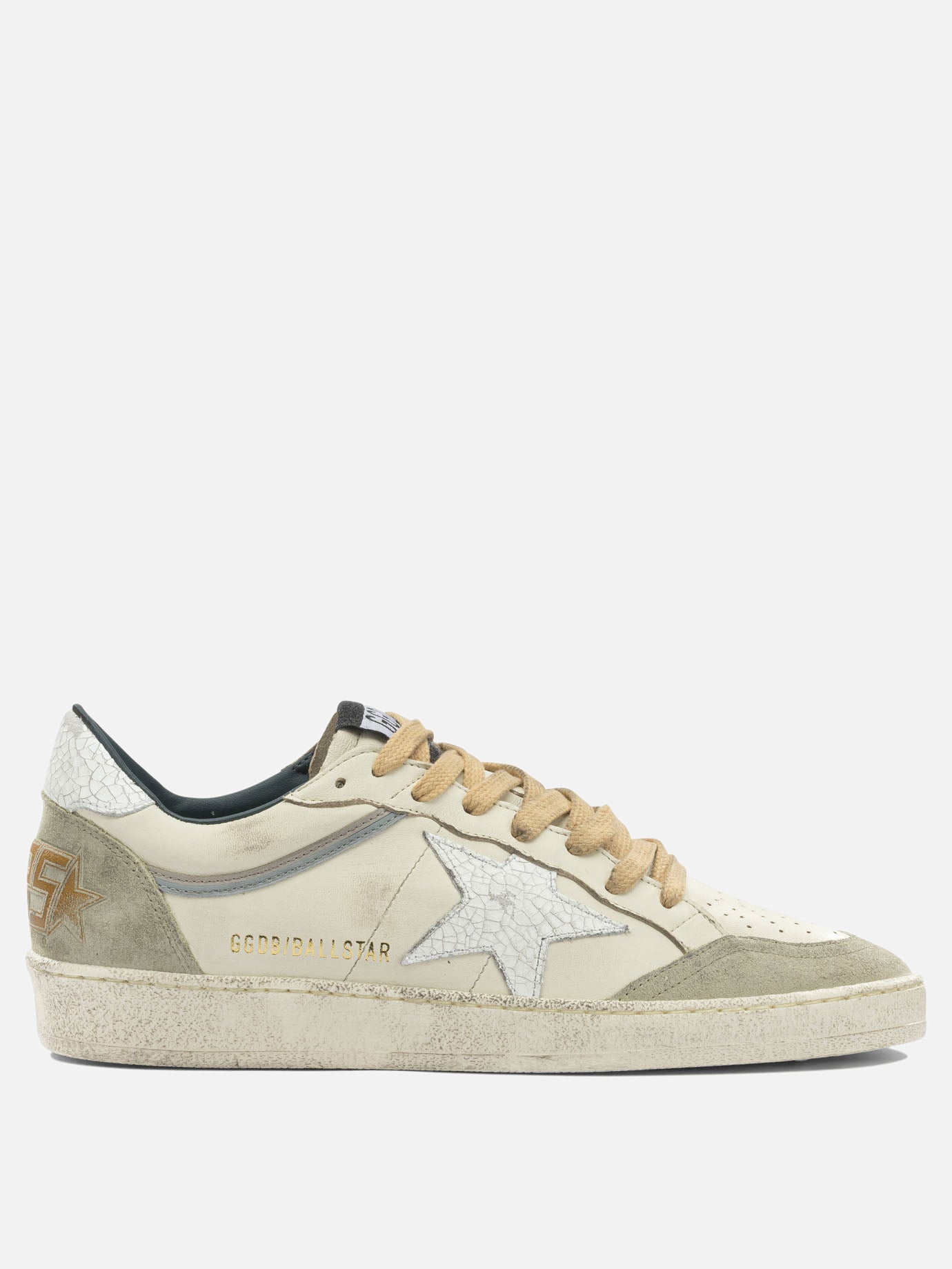 Sneaker basse 72% ovine leather 28% cow leather - 100% rubber  Bianco - Golden Goose Uomo | PDP | VIETTI Online Store | thumbnail