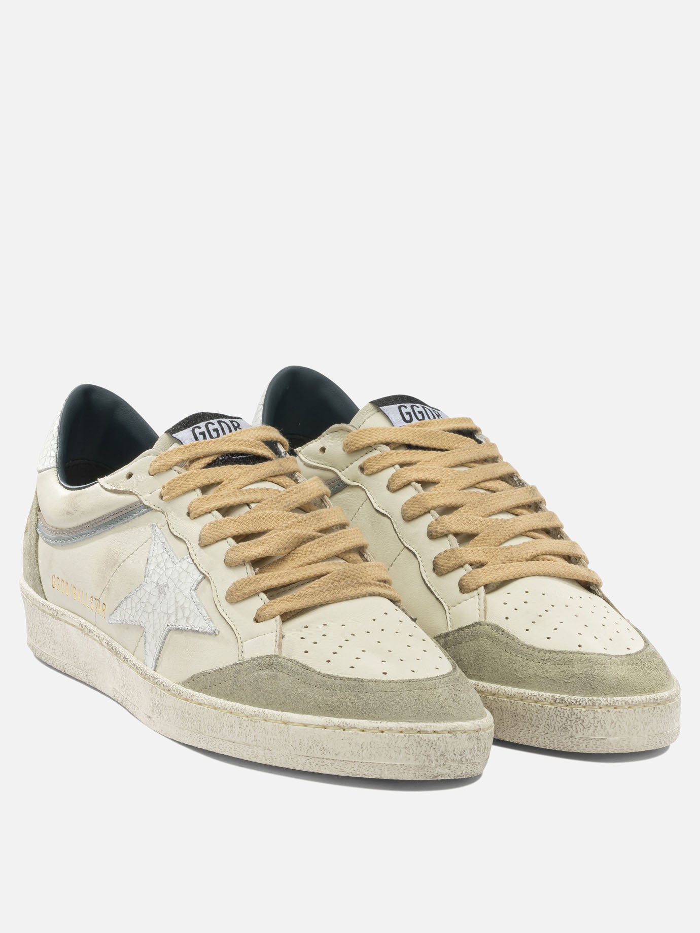 Sneaker basse 72% ovine leather 28% cow leather - 100% rubber  Bianco - Golden Goose Uomo | PDP | VIETTI Online Store | Zoom-Modal_2
