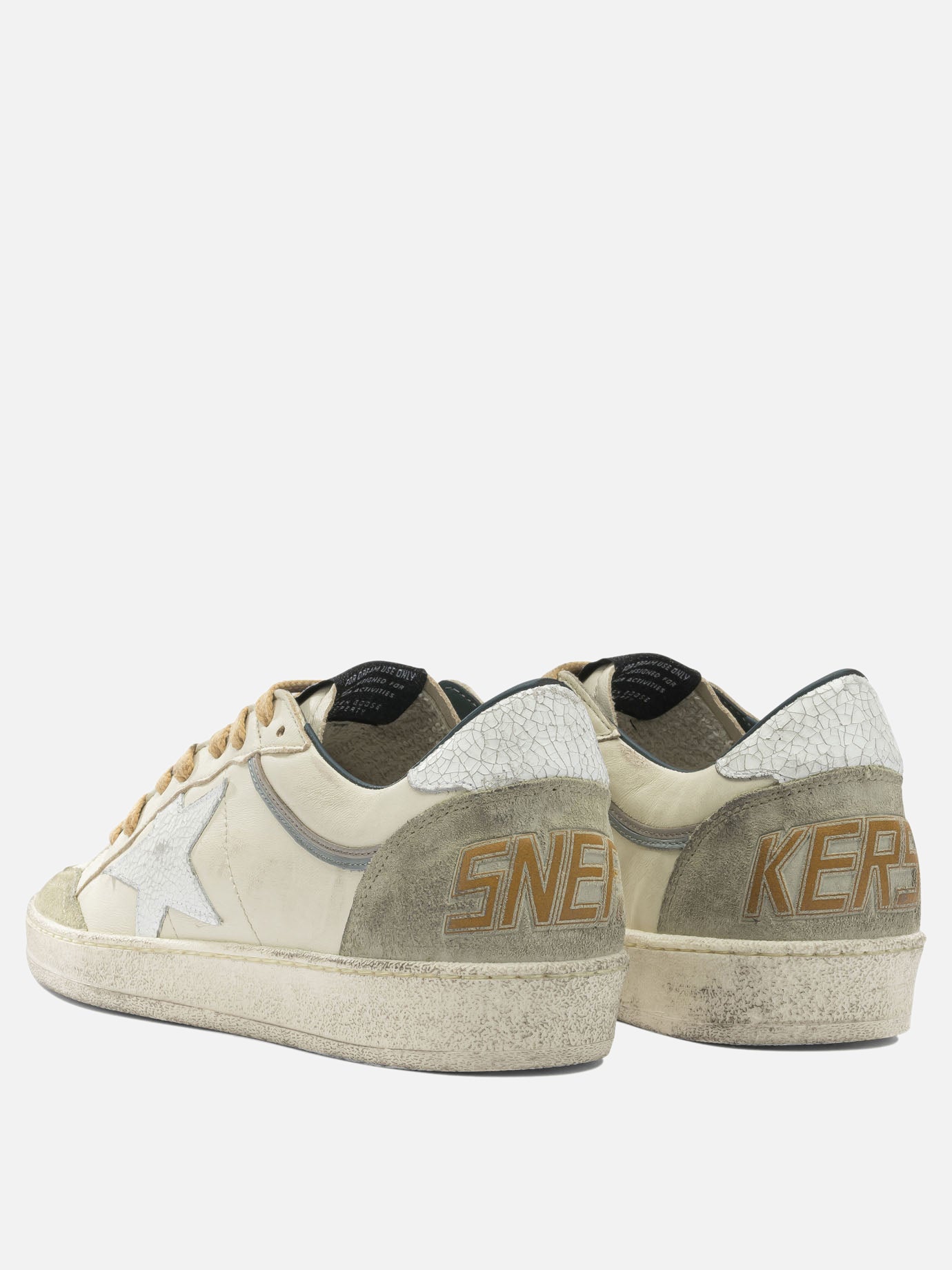Sneaker basse 72% ovine leather 28% cow leather - 100% rubber  Bianco - Golden Goose Uomo | PDP | VIETTI Online Store | Zoom-Modal_4
