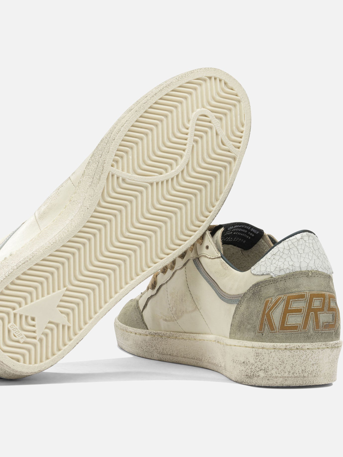 Sneaker basse 72% ovine leather 28% cow leather - 100% rubber  Bianco - Golden Goose Uomo | PDP | VIETTI Online Store | thumbnail_5