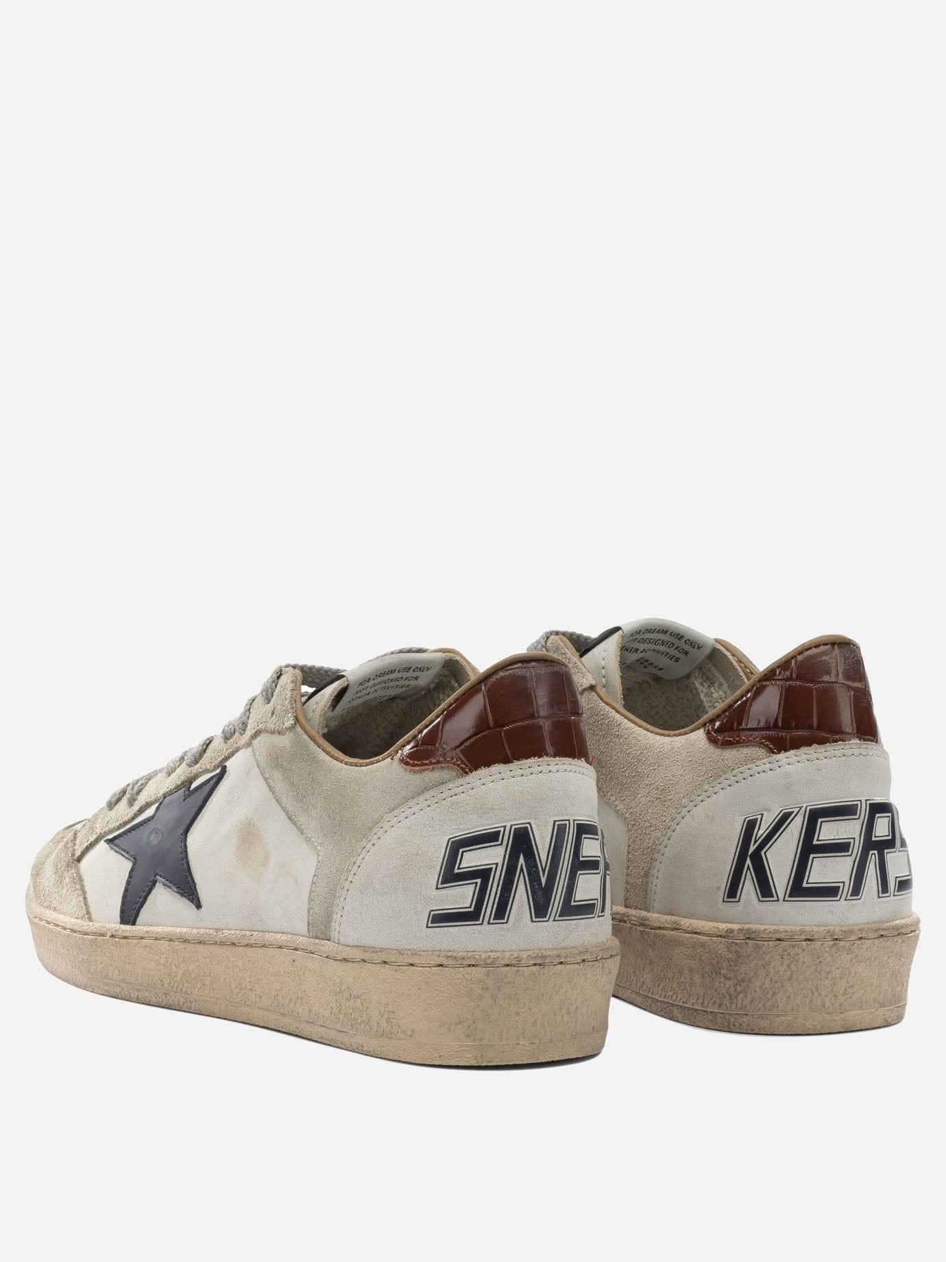 Sneaker basse 72% ovine leather 28% cow leather - 100% rubber  Bianco - Golden Goose Uomo | PDP | VIETTI Online Store | thumbnail_4