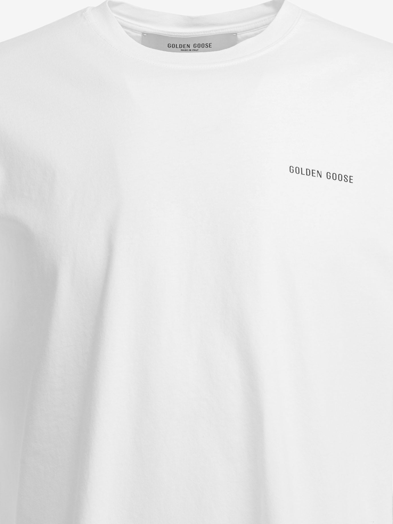 T-shirt girocollo Logo  Bianco - Golden Goose Uomo | PDP | VIETTI Online Store | thumbnail_3