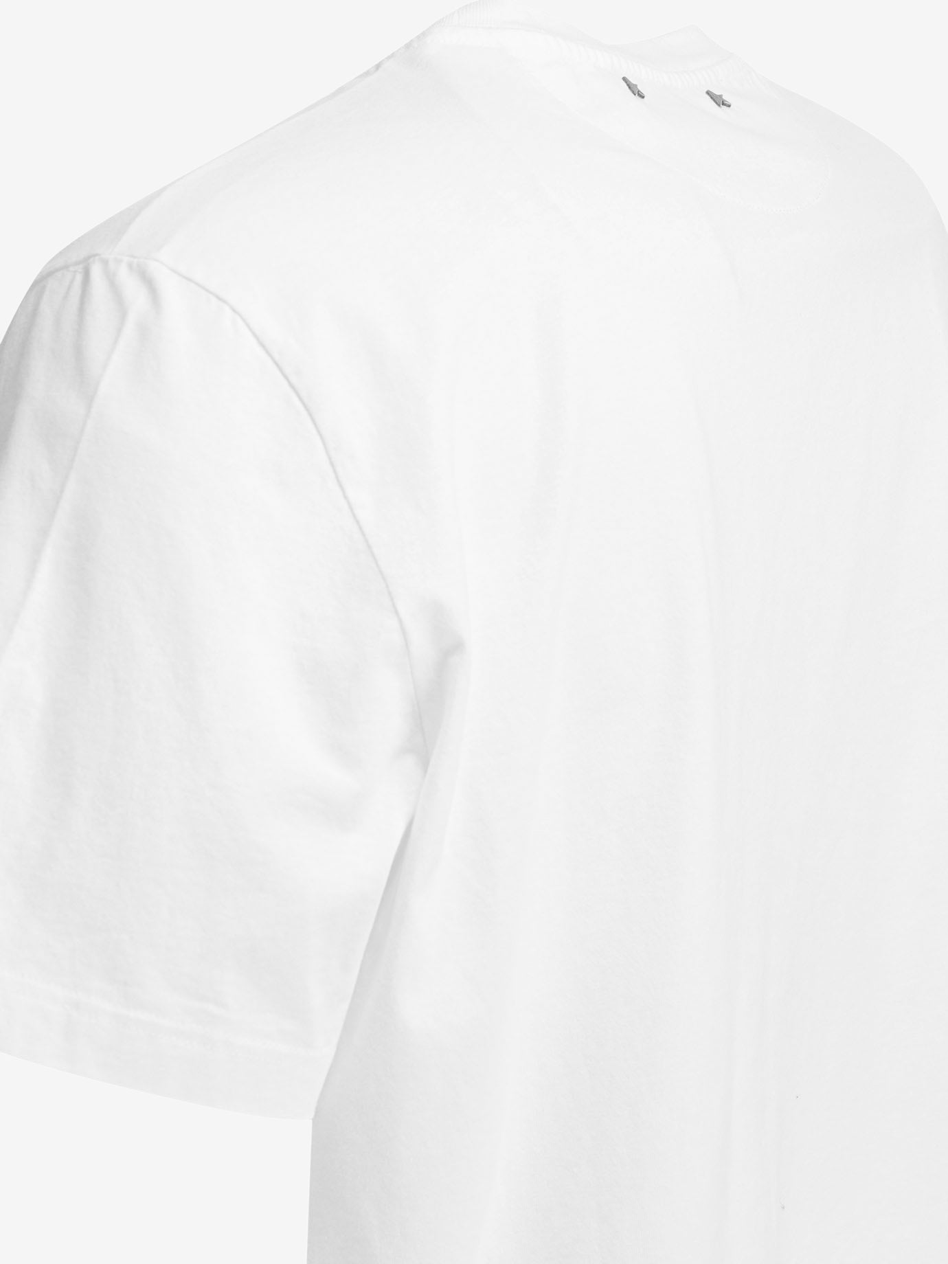 T-shirt girocollo Logo  Bianco - Golden Goose Uomo | PDP | VIETTI Online Store | Zoom-Modal_4
