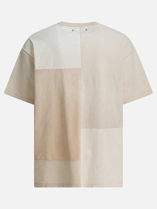 T-shirt girocollo Patchwork  Beige - Golden Goose Uomo | PLP | VIETTI Online Store | 2

