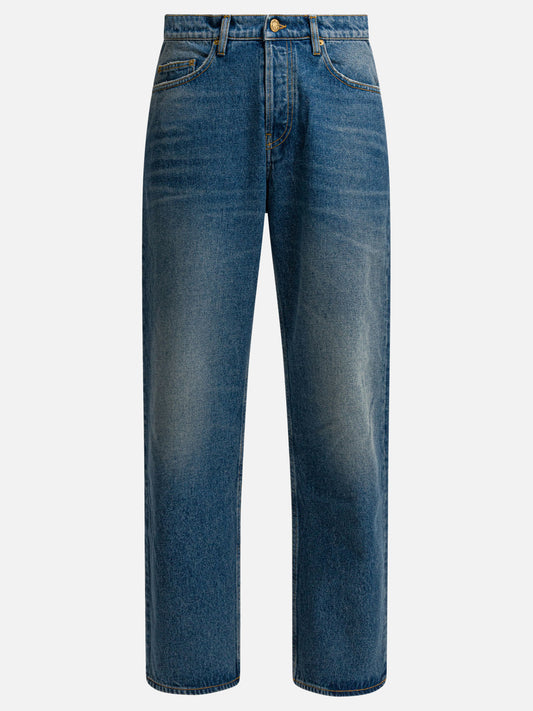 Jeans a gamba larga Solid colour  Blu - Golden Goose Uomo | PDP | VIETTI Online Store 
