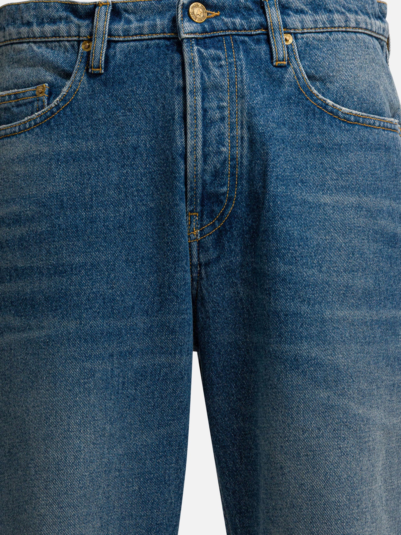 Jeans a gamba larga Solid colour  Blu - Golden Goose Uomo | PDP | VIETTI Online Store | Zoom-Modal_3
