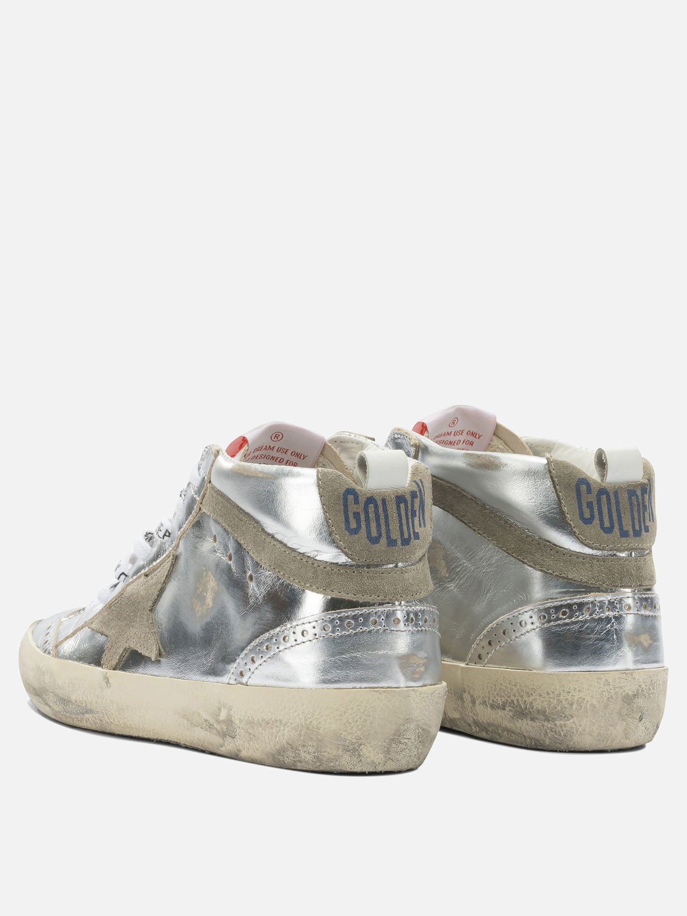 Sneaker alte 100% leather - 100% rubber  Argento - Golden Goose Donna | PDP | VIETTI Online Store | Zoom-Modal_4
