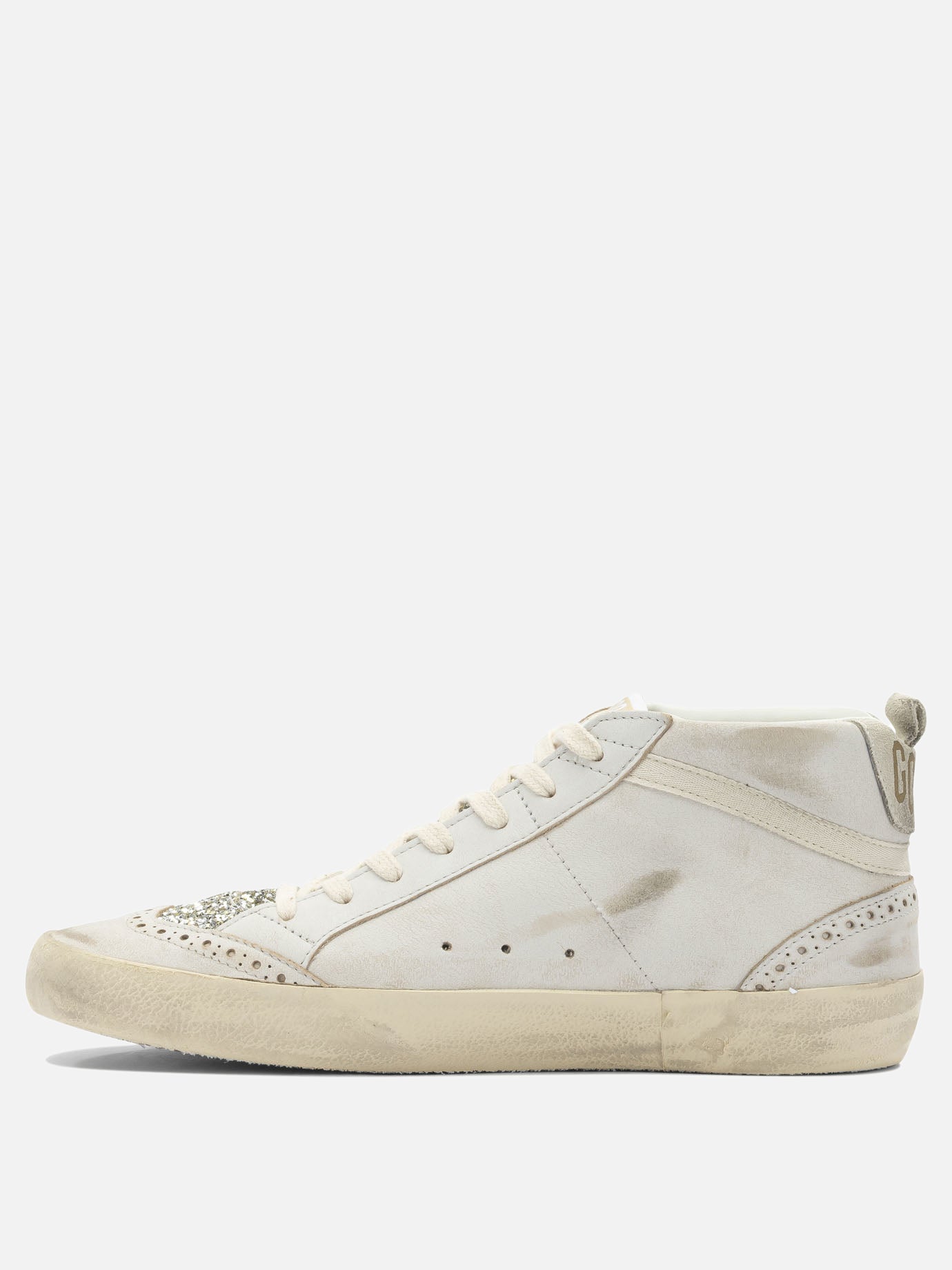 Sneaker alte 82% cow leather 12% polyethylene 6% cotton - 100% polyester  Bianco - Golden Goose Donna | PDP | VIETTI Online Store | thumbnail_3