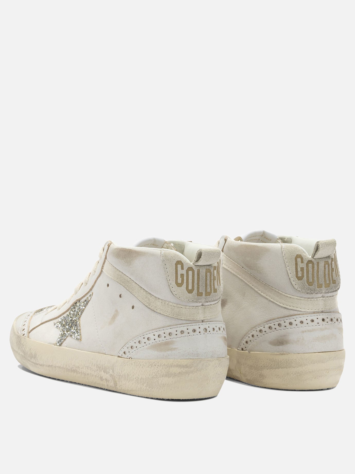 Sneaker alte 82% cow leather 12% polyethylene 6% cotton - 100% polyester  Bianco - Golden Goose Donna | PDP | VIETTI Online Store | Zoom-Modal_4
