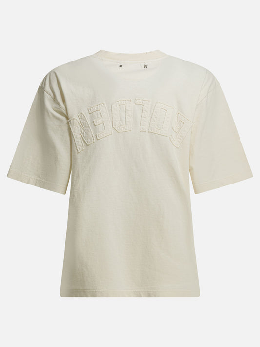 T-shirt girocollo Logo  Bianco - Golden Goose Donna | PDP | VIETTI Online Store | 2
